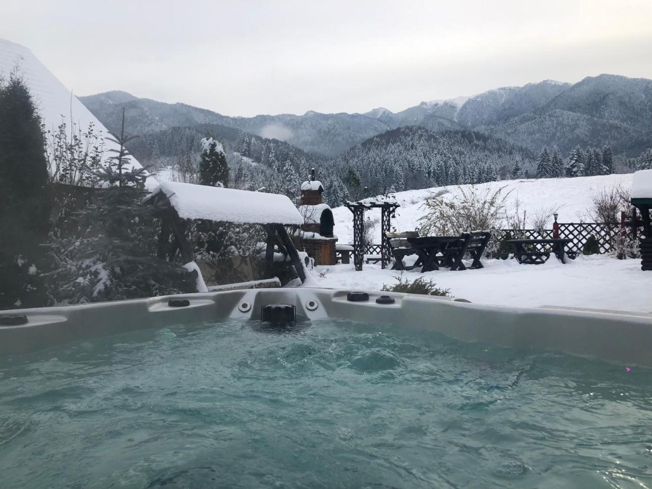 Willa Hot Tub Chalet Retreat Braszów Zewnętrze zdjęcie
